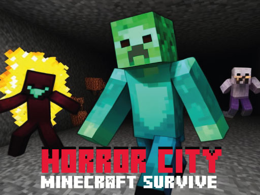 Horror Town Minecraft Live pentru a spune povestea